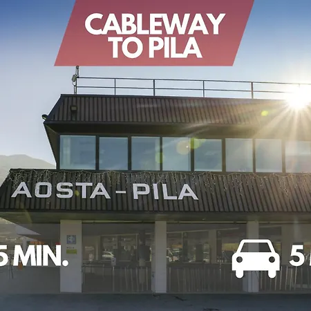 5 Min Dal Centro E Funivia Con Posteggio Privato * Aosta